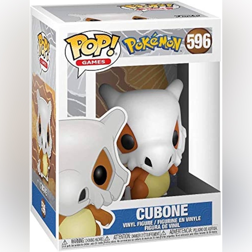 SOLDFunko Pop! Games Pokémon Cubone #596 Vinyl Figure Like New In OG Box